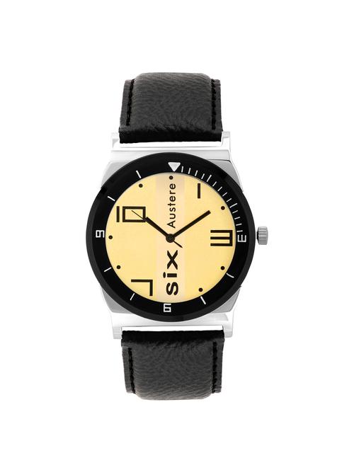 black strap analog watch - 11818494 - Very Small Image - 1