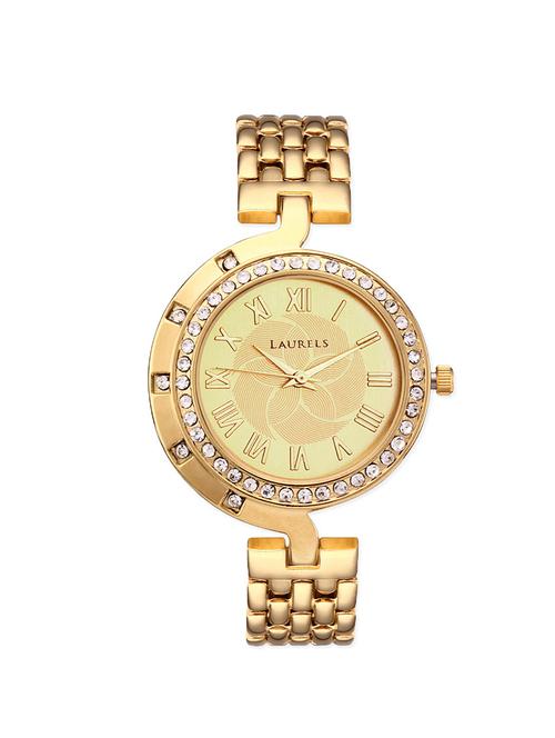 silver embellished stainless steel analog watch - 11818748 - Very Small Image - 1