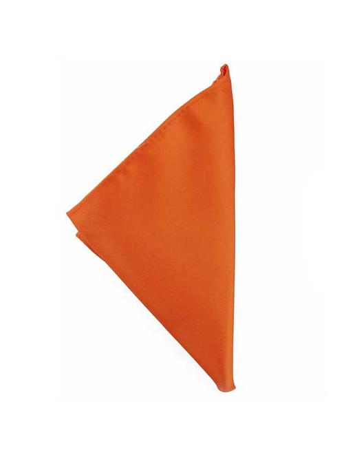 orange microfibre pocketsquare - 11822847 - Very Small Image - 1