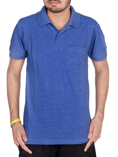 blue cotton tshirt - 11823423 - Very Small Image - 1