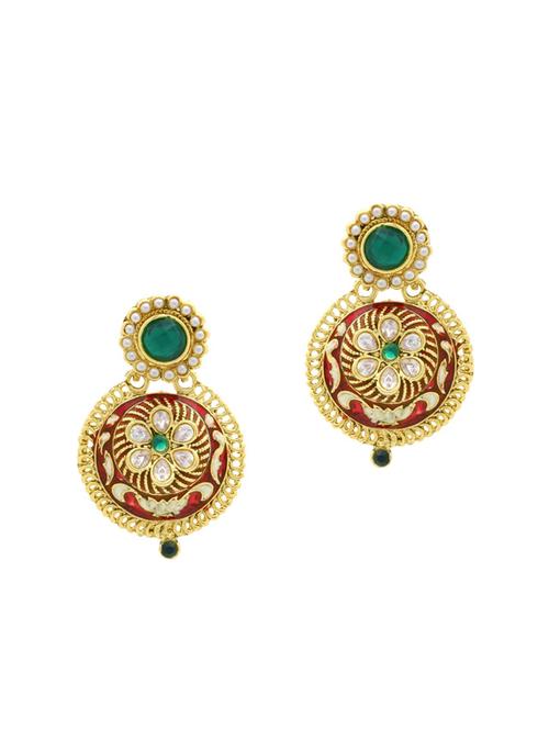 red copper drop earrings - 11827079 - Very Small Image - 1
