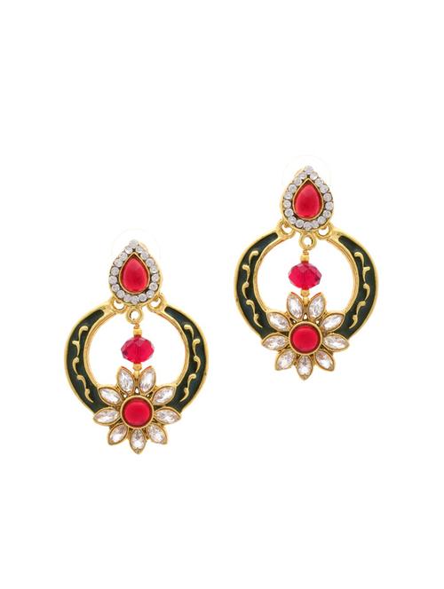 black copper drop earrings - 11827085 - Very Small Image - 1