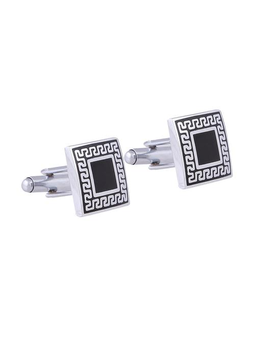black metal cufflink - 11827637 - Very Small Image - 1