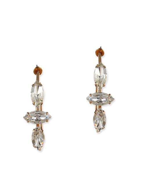 silver metal hoop earring - 11835232 - Very Small Image - 1