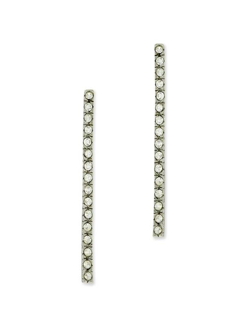 silver metal hoop earring - 11835373 - Very Small Image - 1