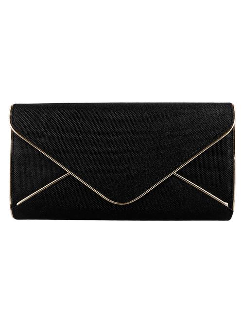 black leatherette clutch - 11835563 - Very Small Image - 1