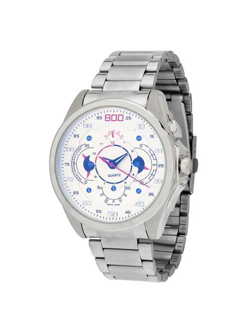 elenmoda men silver royal analog watch - 11836311 - Very Small Image - 1