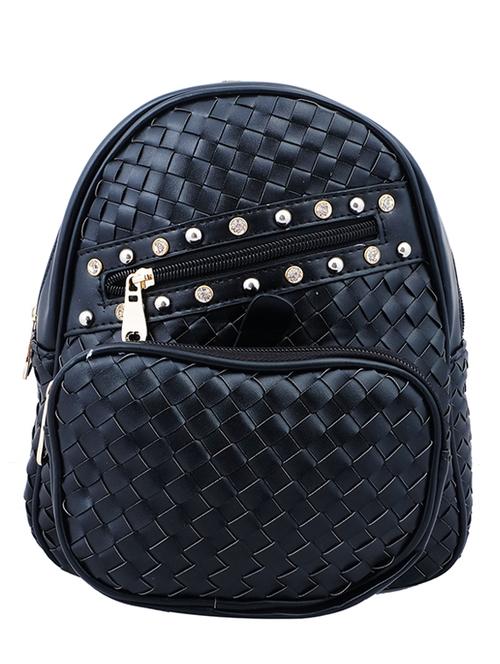 black leatherette backpack - 11836378 - Very Small Image - 1
