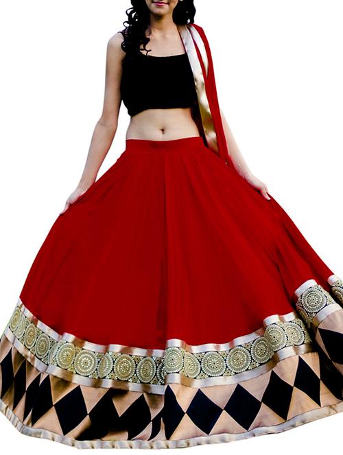 multi colored georgette saree with blouse - 11845339 - Very Small Image - 1