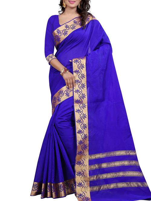multi colored art silk saree with blouse - 11845383 - Very Small Image - 1