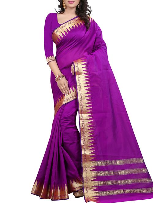multi colored art silk saree with blouse - 11845384 - Very Small Image - 1