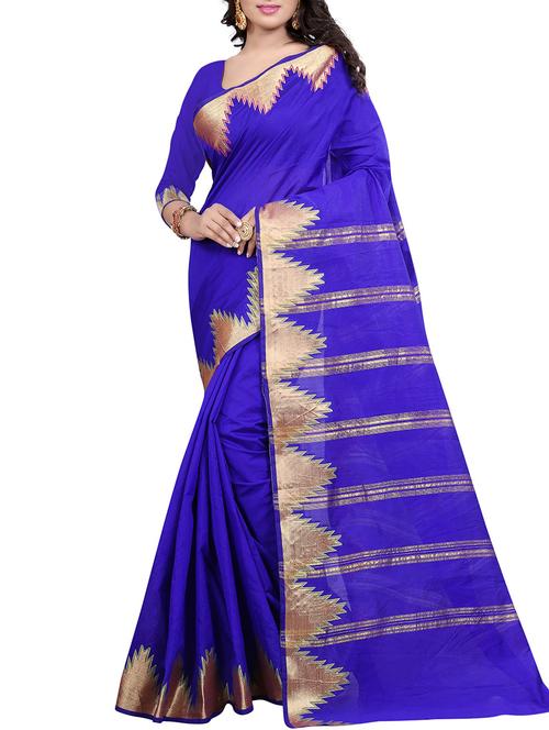 multi colored art silk saree with blouse - 11845386 - Very Small Image - 1