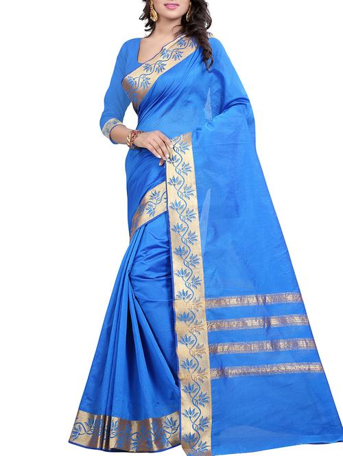 multi colored art silk saree with blouse - 11845389 - Very Small Image - 1