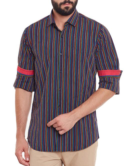 multi colored cotton casual shirt - 11854002 - Very Small Image - 1