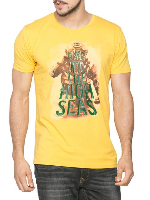 yellow cotton tshirt - 11855305 - Very Small Image - 1