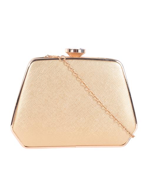 gold metal clutch - 11857906 - Very Small Image - 1