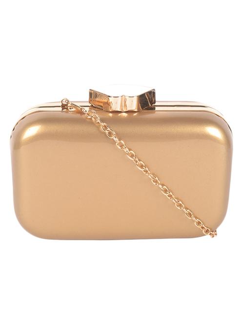 gold metal clutch - 11857913 - Very Small Image - 1