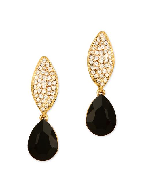 black metal drop earring - 11860574 - Very Small Image - 1