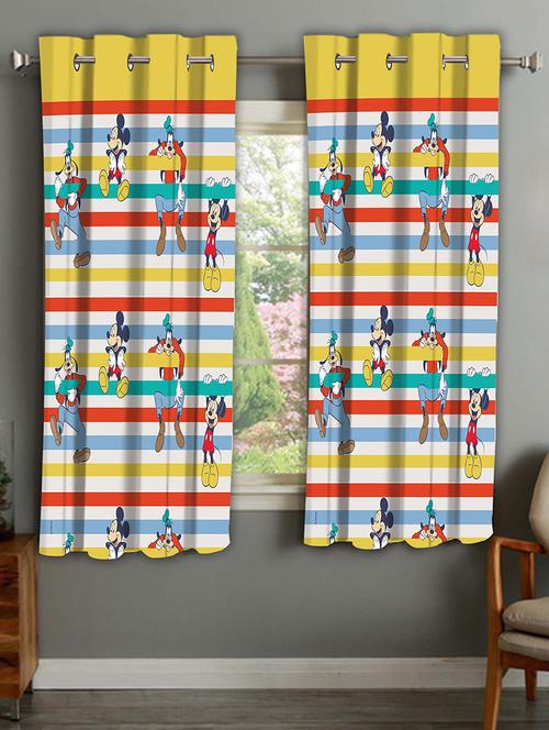 disney- athom trendz- mickey mouse- kids- window curtain- single piece - 11865150 - Very Small Image - 1