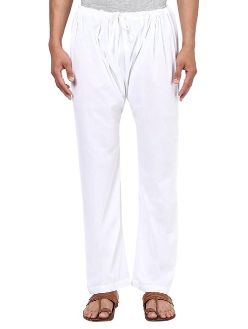 white color, cotton pyjama - 11865243 - Very Small Image - 1