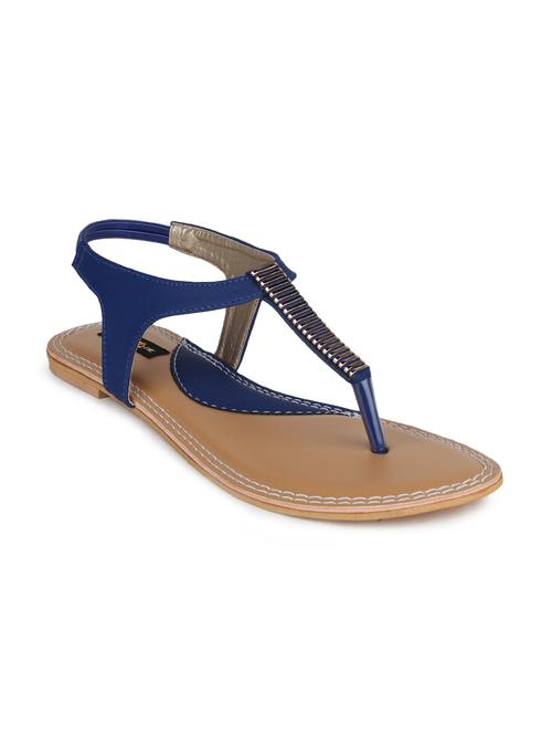 blue suede back strap sandals - 11869361 - Very Small Image - 1