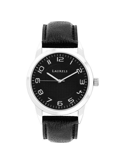 laurels aspire 3 analog black dial men's watch - lo-asp-302 - 11873901 - Very Small Image - 1