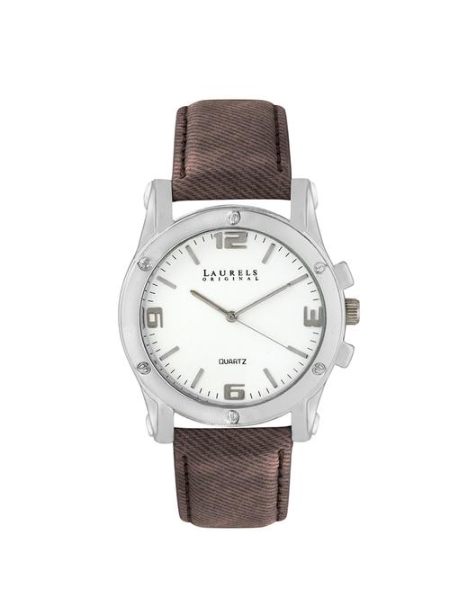 laurels diplomat analog silver dial men's watch - lo-dip-401 - 11873942 - Very Small Image - 1