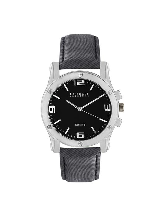 laurels diplomat analog black dial men's watch - lo-dip-402 - 11873943 - Very Small Image - 1