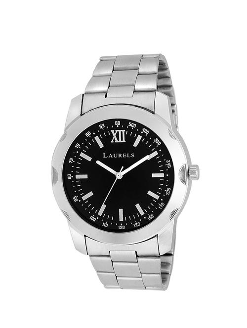 laurels design analog black dial men's watch - lo-dsgn-0207 - 11873944 - Very Small Image - 1
