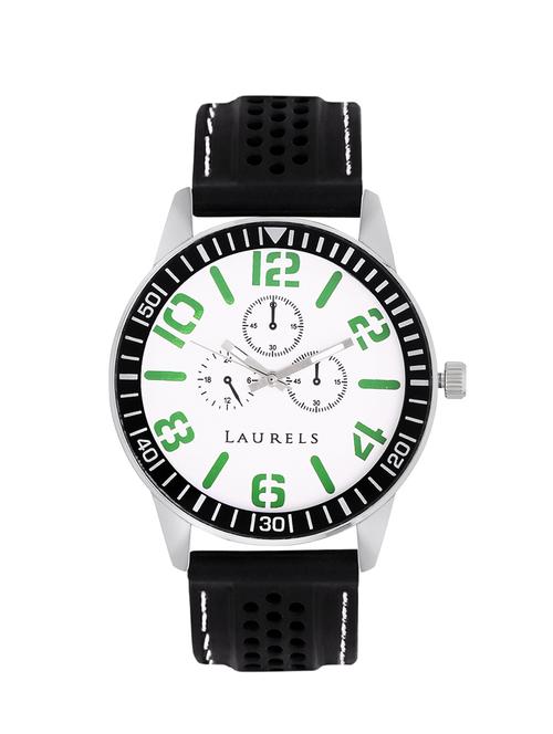 laurels excess analog white dial men's watch - lo-excess-0102gr - 11873969 - Very Small Image - 1