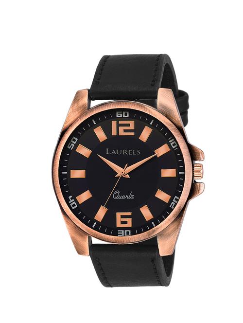 laurels gatsby analog black dial mens watch - lo-gt-202c - 11873990 - Very Small Image - 1