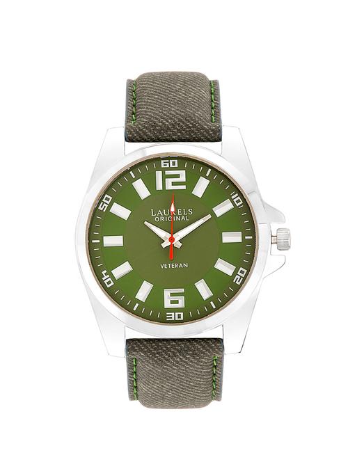 laurels gatsby 2 analog green dial men's watch - lo-gt-204 - 11873993 - Very Small Image - 1