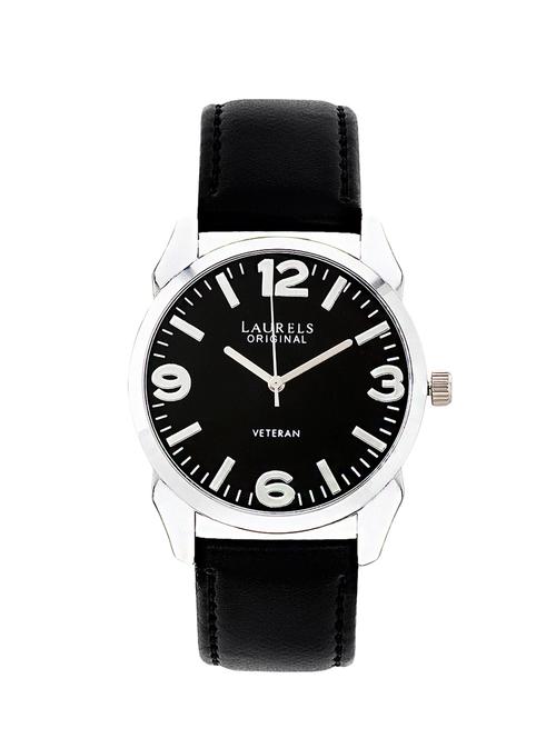 laurels analog gatsby black dial men's watch - lo-gt-302 - 11873995 - Very Small Image - 1
