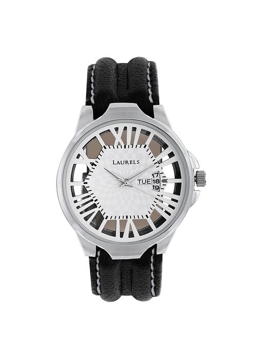 laurels invictus 5 analog silver dial men's watch - lo-inc-501 - 11874031 - Very Small Image - 1