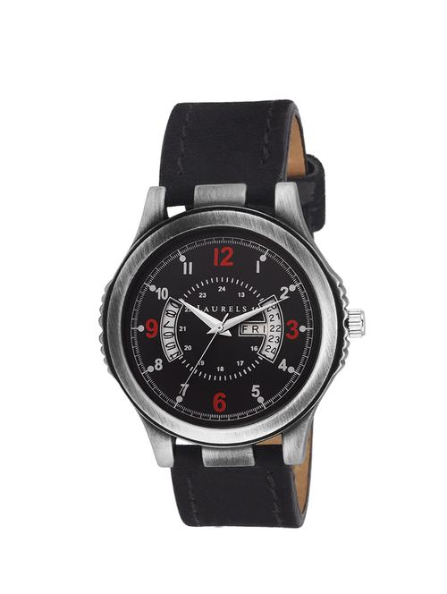 laurels knight analog black dial mens watch - lo-lk-020202 - 11874080 - Very Small Image - 1