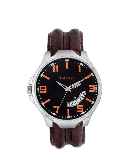 laurels outlander analog black dial men's watch - lo-otr-0209 - 11874110 - Very Small Image - 1