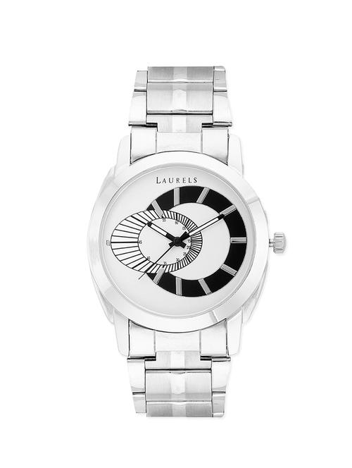 laurels polo 7 analog silver matt dial men's watch - lo-polo-701 - 11874136 - Very Small Image - 1