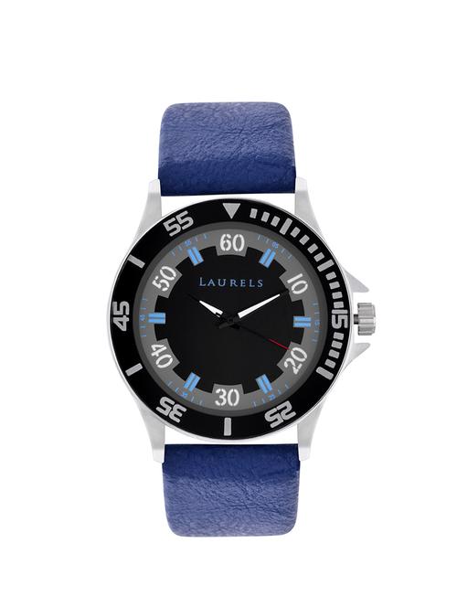 laurels sigma analog blue dial men's watch - lo-sg-0203 - 11874165 - Very Small Image - 1