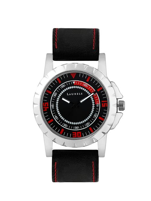 laurels sports 3 analog black dial men's watch - lo-sprts-302 - 11874170 - Very Small Image - 1