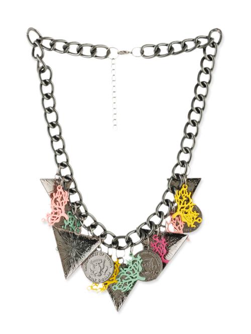 multi colored metal necklace - 11874553 - Very Small Image - 1