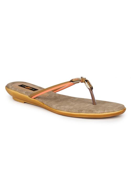 orange toe separator sandal - 11875959 - Very Small Image - 1