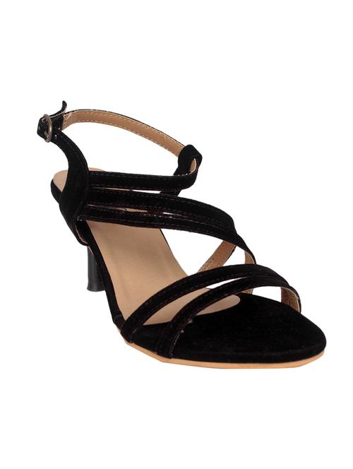 black back strap heeled sandal - 11876464 - Very Small Image - 1