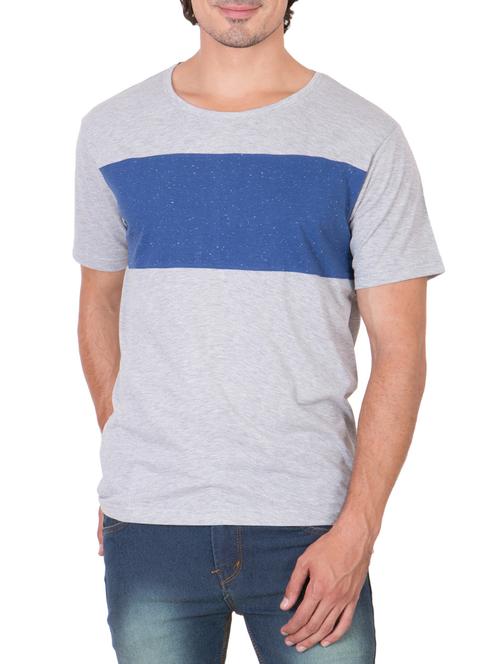 grey cotton tshirt - 11900631 - Very Small Image - 1