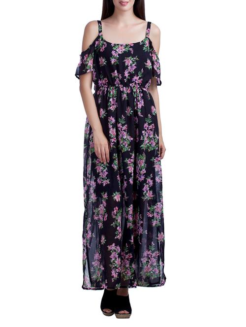 blue chiffon dress - 11901563 - Very Small Image - 1