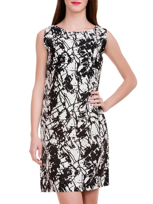 black polyester sheath dress - 11901592 - Very Small Image - 1