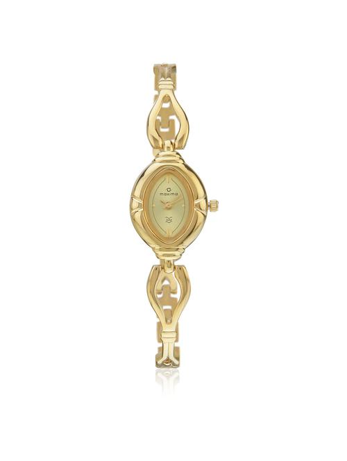 gold stainless steel wrist watch - 11902886 - Very Small Image - 1