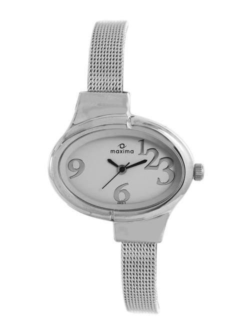 maxima white analog watch for women - 11902951 - Very Small Image - 1
