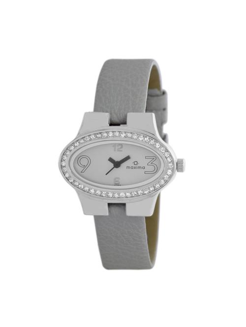 maxima silver analog watch for women - 11903030 - Very Small Image - 1