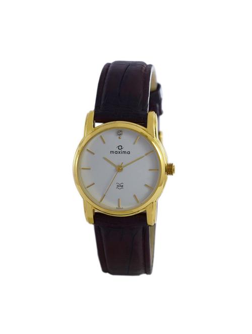 maxima white analog watch for women - 11903155 - Very Small Image - 1