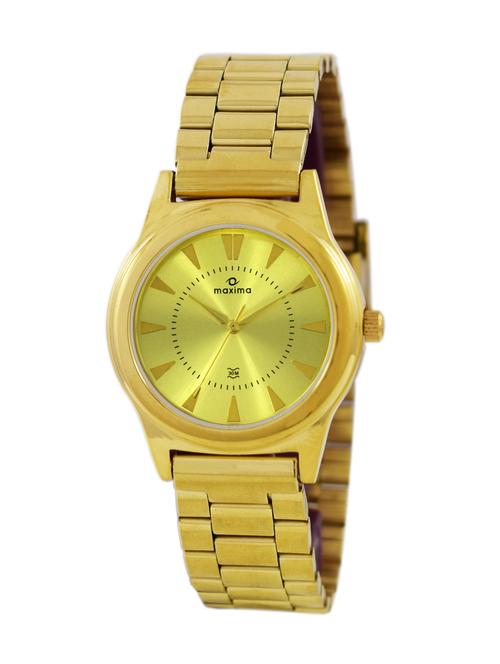 gold stainless steel wrist watch - 11903366 - Very Small Image - 1